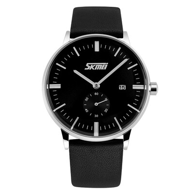 

Mens Quartz Watch Fashion Casual Business Style Leather Band Wriswatch