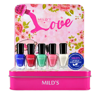 

Mild' (MILD') Tasteless Healthy Maternity Kids Available Nail Polish Romantic Flower (Nail Polish & Lip Balm & Colors) Red Pink