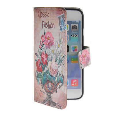 

MOONCASE Pattern Style Leather Side Flip Wallet Card Slot Pouch Stand Shell Back ЧЕХОЛ ДЛЯ Apple iPhone 6 ( 4.7 inch )