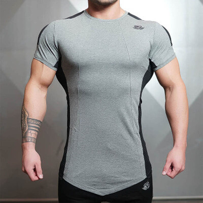 

Muscle Fitness Brothers New Winter Quick-drying Training Running Quick-drying Mens T-shirt