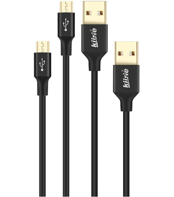 

Micro USB Cable, Kiirie PowerLine 2 Pack Высокоскоростной USB 2.0 Зарядные кабели Шнур зарядного устройства Android для Samsung, Nexus, LG, Motorola,