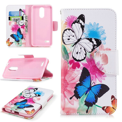 

BEFOSPEY Painting PU LeatherSoft TPU Card Slot Stand Wallet Case For LG K8201850"
