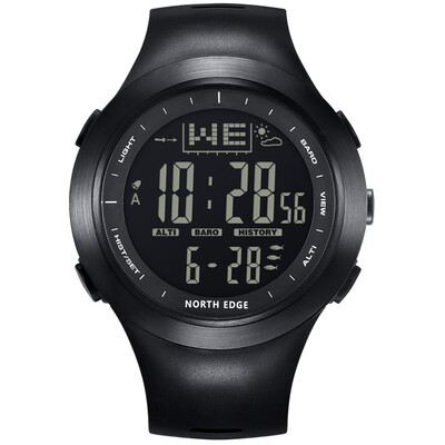 

NORTH EDGE Peak New Fishing Watch 100M Waterproof Swimming Diving Men Watches Outdoor Hiking Climbing Men Sports Watches