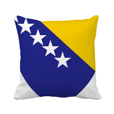 

Bosnia Herzegovina Emblem Country Square Throw Pillow Insert Cushion Cover Home Sofa Decor Gift