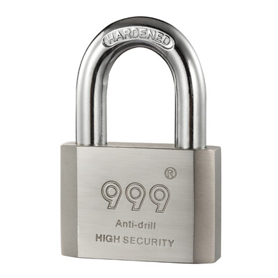 

999 padlock anti-theft door lock warehouse door lock waterproof anti-mite semi-circular copper padlock H0150mm