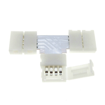 

RGB LED Strip Connector 4pin 10mm  Shape T Shape X Shape Free Welding Connector 5pcslot
