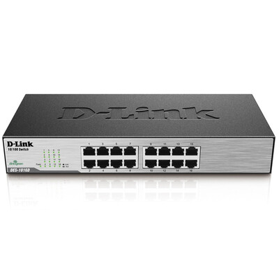 

D-Link dlink DES-1016D Быстрый коммутатор 16-портовый офисный рабочий стол