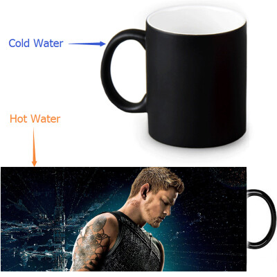 

Channing Tatum 350ml12oz Heat Reveal Mug Color Change Coffee Cup Sensitive Morphing Mugs Magic Mug Milk Tea Cups