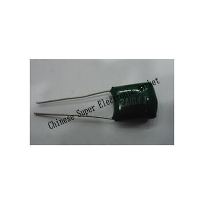 

10PCS 2A104J Polyester film capacitors 104 100v 0.1UF 2A104