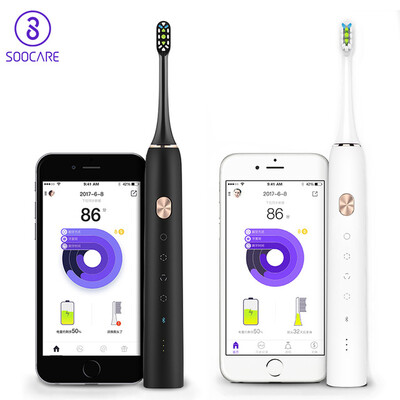

Xiaomi Mijia зубная щетка Soocare Х3 Soocas модернизированный Электрический Соник умный чистой Bluetooth Водонепроницаемый беспров