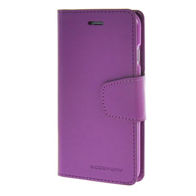 

MOONCASE Case for iPhone 6 (4.7") PU Leather Flip Wallet Card Slot Stand Back Cover Purple