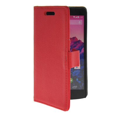 

MOONCASE тонкий кожаный бумажник флип сторона держателя карты Чехол с Kickstand чехол для LG Google Nexus 5 Красный