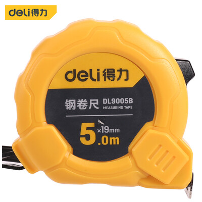 

Deli deli 5 m steel tape measure box ruler telescopic ruler meter metric 5m19mm DL9005B