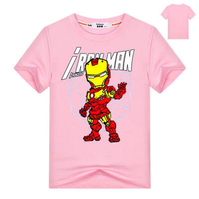 

2018 Летняя детская одежда Superhero Хлопковая майка Tee Boys Супермен Batman Мстители Ironman t рубашки Brand Clothing 3-13y