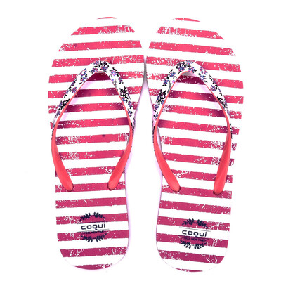 

Cool coqui flip flop anti-skid feet outdoor cooler slippers home bathroom sandals male red 41 yards MSP-3011