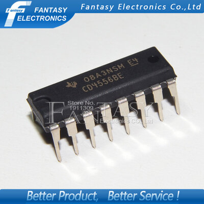 

5PCS CD4556BE DIP16 CD4556 DIP new&original IC free shipping