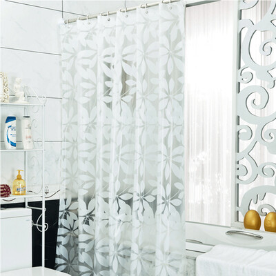 

Mercure guest Ou Shi white ball thickening PEVA shower curtain waterproof mildew impervious shower curtain 180200CM