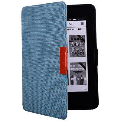 

TUOZI adapter 899958 version Kindle protective sleeve shell Kindle Paperwhite 123 generation electric paper book soft shell protection cover water ripple lake blue