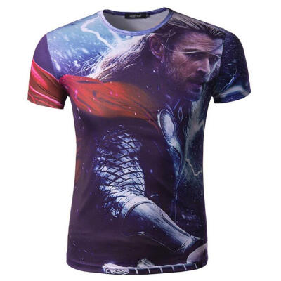 

Zogaa Mens T-shirt Dry Casual 3D Printing Short Sleeve