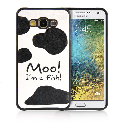 

MOONCASE Painted style Soft Flexible Silicone Gel TPU Skin Shell Back ЧЕХОЛ ДЛЯ Samsung Galaxy E7