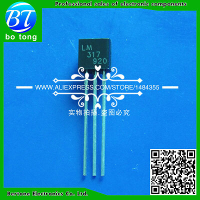 

1000PCS LM317 LM317L Voltage Regulator 1.2V to 37V 100mA 0.1A TO-92 Package