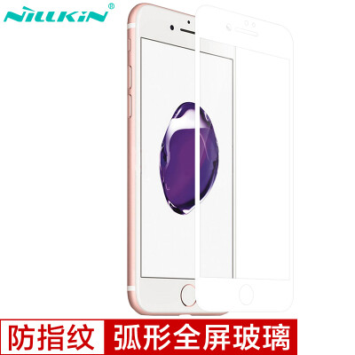 

Nilkin iPhone8 / 7plus / Apple 8 / 7plus 3D Full Screen Cover Взрывозащищенная закаленная стеклянная пленка / защитная пленка для мобильного телефона CP + MAX Curved Edge White