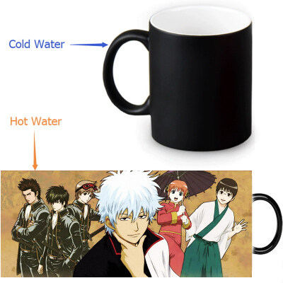 

GINTAMA Morphing Mug Color Change Tea Cup Magic Milk Coffee Mug