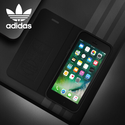 

Adidas Adidas iPhone78 Plus Flip Phone Case Clover Classic Apple 78P Shatter-resistant Scratch Screen Protector - Premier Red