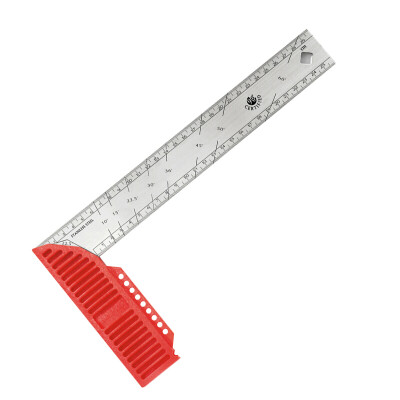 

KAPRO 309 Israel Cape Road multi-function square ruler stainless steel thick double-sided scale turn ruler L-shaped ruler wood ruler measuring tool 25 cm