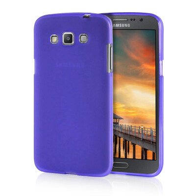 

MOONCASE Transparent Soft Flexible Silicone Gel TPU Skin Shell Back ЧЕХОЛ ДЛЯ Samsung Galaxy Grand Max G7200 Purple