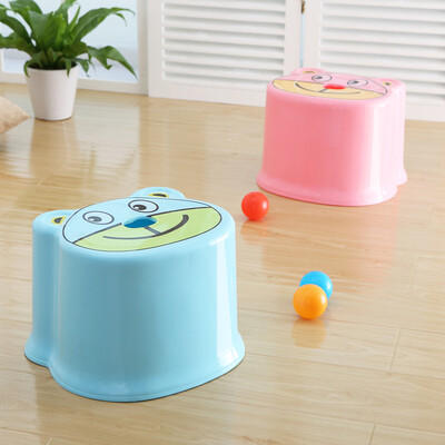 

Jingdong supermarket] Long Shida (LONGSTAR) plastic children's stool small bench bathroom thick non-slip stool stool LH-023 red