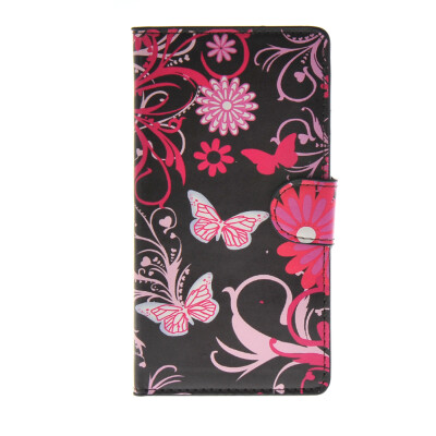 

MOONCASE Butterfly style Leather Side Flip Wallet Card Slot Stand Pouch ЧЕХОЛ ДЛЯ Samsung Galaxy A7