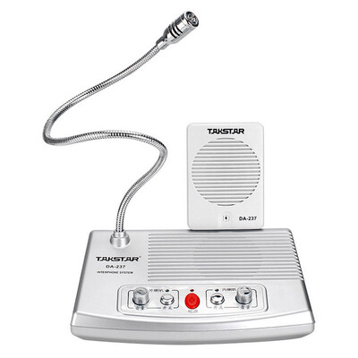 

Victory TAKSTAR DA-237 window two-way walkie-talkie bank counter hospital station post office window dedicated loudspeaker silver
