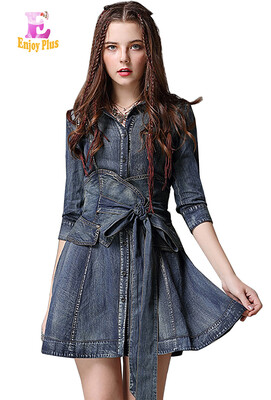 M L chest 84-92cm vintage cotton new summer 2018 mini jeans dress women half sleeve denim blue slim A line with belt V neck
M L chest 84-92cm vintage cotton new summer 2018 mini jeans dress women half sleeve denim blue slim A line with belt V neck