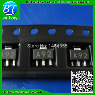 

Free shipping 100PCS/LOT MMBTA92 A92 MARKING: A92 SOT-89 SMD transistor