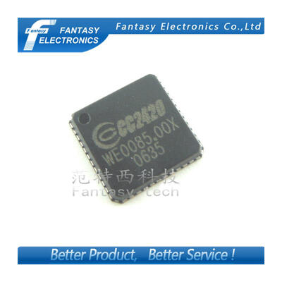 

5PCS CC2420RTCR VQFM CC2420 QFN 2.4 GHz IEEE 802.15.4 / ZigBee-ready RF Transceiver new and original free shipping