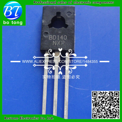 

500pcs free shipping BD140 D140 TO-126 PNP 1.5A 80V Epitaxial Triode Transistor