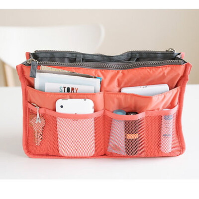 

Double Zipper Storage Bag Multifunction Bag Thick Hand Sorting Bags Cosmetic Bags Large Capacity Tank Bag