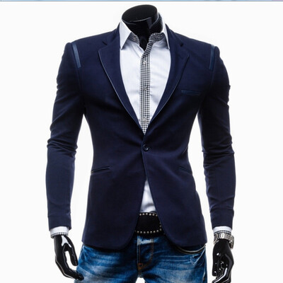 

Zogaa Single-breasted New Slim Mens Suit