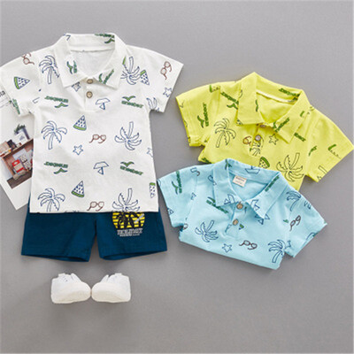 

Boy Clothing Sets Summer Boys Clothes Children Clothing T-shirtShorts Kids Clothes Toddler Boy Outfits Sport Suits