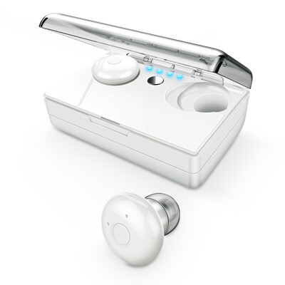 

Аппаратная комната (Joyroom) JR-E20 Бинауральная беспроводная Bluetooth-гарнитура Ultra Small Mini Sport In-Ear Наушники Bright White