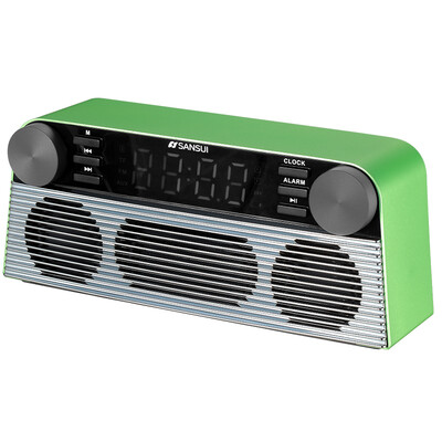 

Landscape SANSUI S6 Bluetooth Speaker Mini Portable Card Audio Computer Speaker Subwoofer Car Audio Youth Green