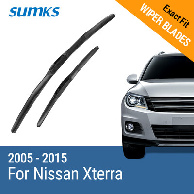 

SUMKS Wiper Blades for Nissan Xterra 24"&18" Fit Hook Arms 2005 2006 2007 2008 2009 2010 2011 2012 2013 2014 2015