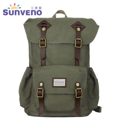 

SUNVENO Diaper Bag Multi-Function Daddy Travel Backpack Nappy Bags for Baby Care Large Capacity Stylish&Durable