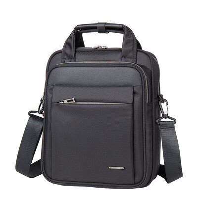 

Kara sheep shoulder bag mens business briefcase multi-layer handbag handbag trend Messenger bag CS1332 black