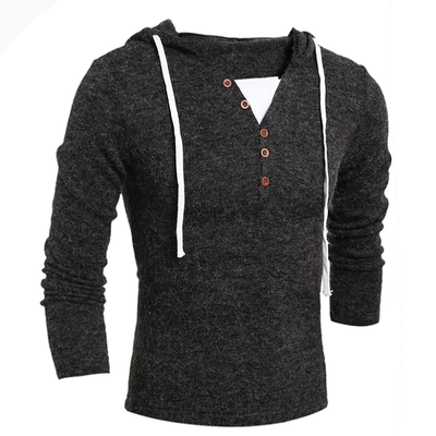 

Zogaa New Mens Knitwear Fashion Hooded Sweater