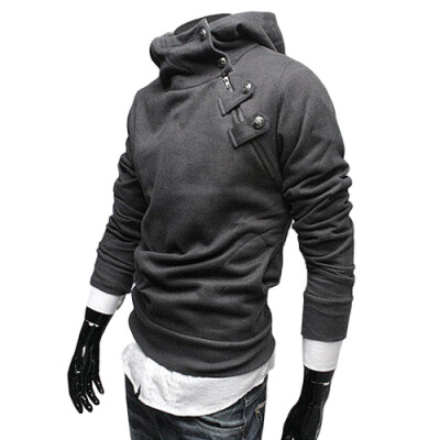 

CT&HF Men Leisure Fashion Fleece Contracted Personality Popular Coat Winter Pure Color Cotton Fleece Hot Selling Fleece