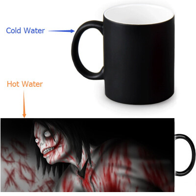 

Jeff The Killer Morphing Mug Color Change Tea Cup Magic Milk Coffee Mug