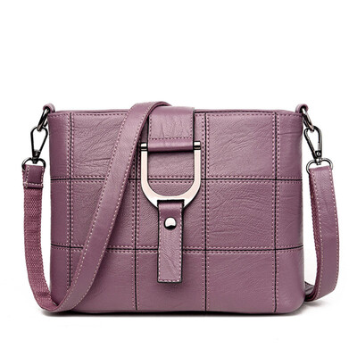 

PU Cuir Femmes Sac À Main Deux Pièces Femelle Épaule Sac Filles Messenger sac Casual Femmes Sac