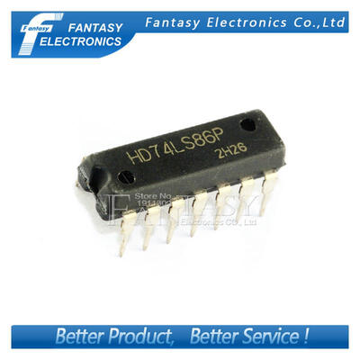 

50PCS HD74LS86P DIP14 HD74LS86 DIP SN74LS86N 74LS86 new&original IC free shipping
